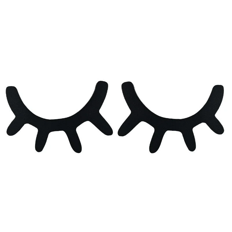 1 Pair Nordic Cute Wooden 3D Eyelash Wall Stickers Decor Children Kids Baby Nursery Room Wall Art Unicorn Party Home Decorations