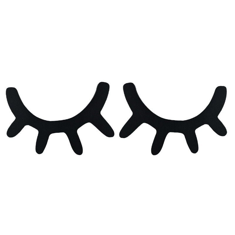 1 Pair Nordic Cute Wooden 3D Eyelash Wall Stickers Decor Children Kids Baby Nursery Room Wall Art Unicorn Party Home Decorations