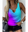 2023 vroče razprodan ozek, brez rokavov z V-izrezom, vsestranski barvni brezrokavnik