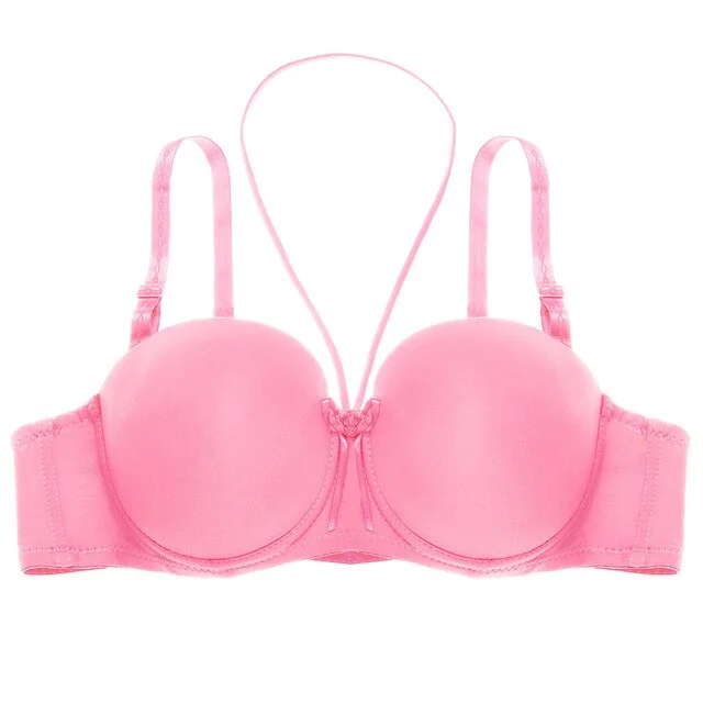 Lace Super Push Up Bra For Women Underwire Brassiere Floral Bra Underwear Sexy Ladies Bras Lingerie Thick Intimates Half Cup