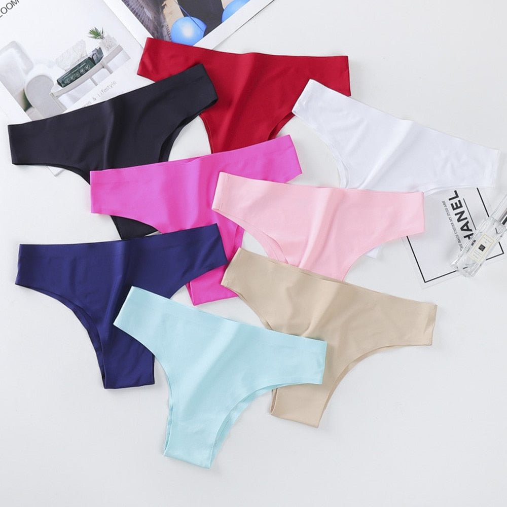 Seamless Panty Set Underwear Female Low-Rise Panties Briefs Thong Women Sexy Lingerie Fashion Ladies Comfort Intimates Underpant