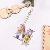 1Pc DIY Diamond Painting Lettter Keychain