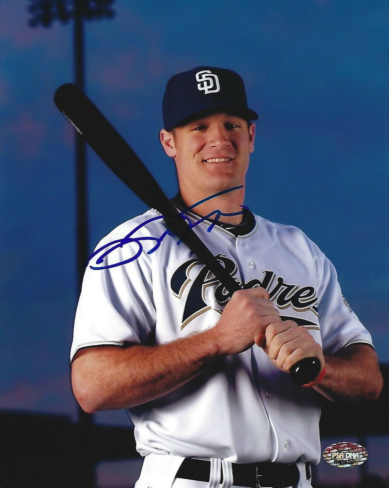 Logan Forsythe Signed Padres Baseball 8x10 Photo Poster painting PSA/DNA Rookie Graph Autograph