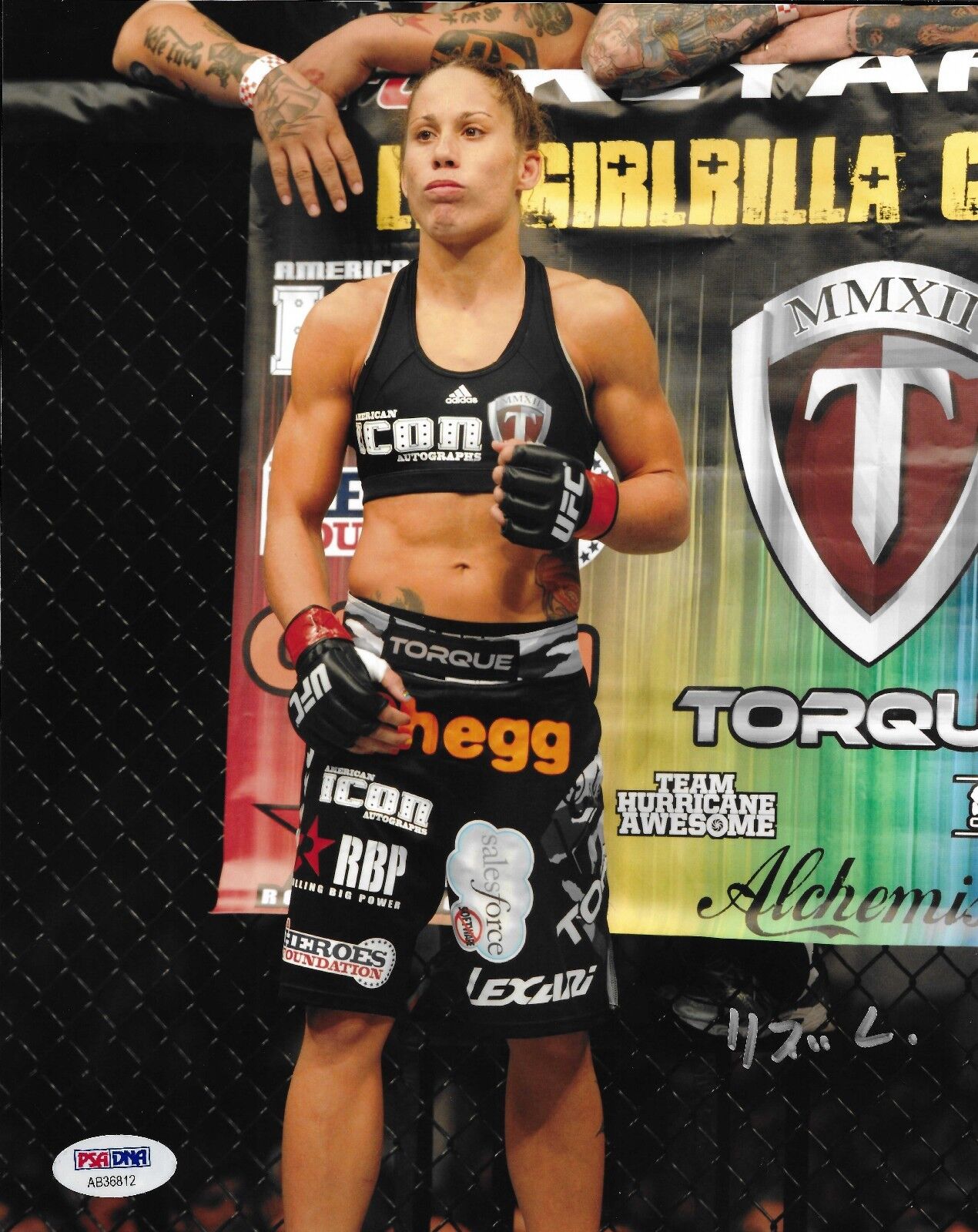 Liz Carmouche Signed 8x10 Photo Poster painting PSA/DNA 157 UFC on Fox 8 11 Picture Autograph 1