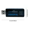 USB2RIG Radio USB Sound Card Connector for KENWOOD YAESU ICOM Business Radio