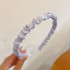 Elegant Plain Colors Scrunched Satin Hair Bands