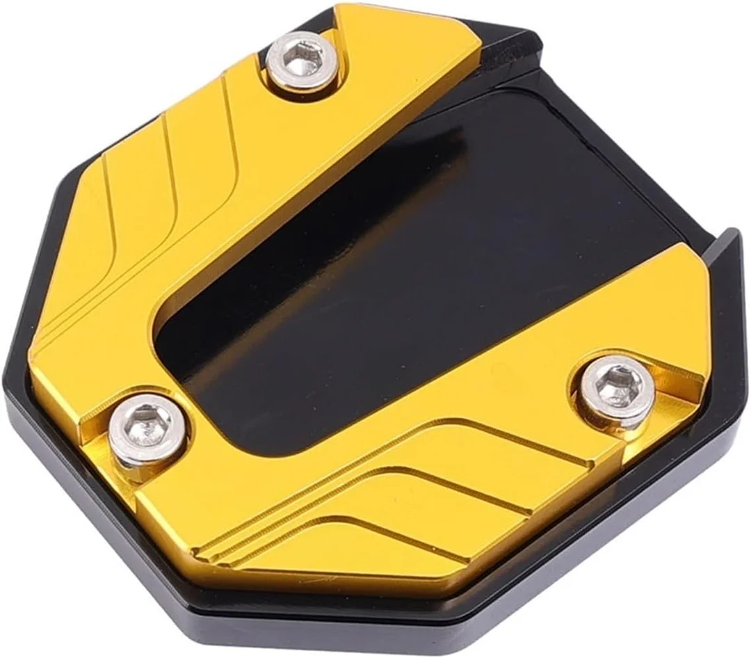 Kickstands Jiffy Stands Parts Aluminum Alloy Motorcycle Bike Kickstand Extender Foot Side Stand Extension Foot Pad Support Plate Motorbike Accessories