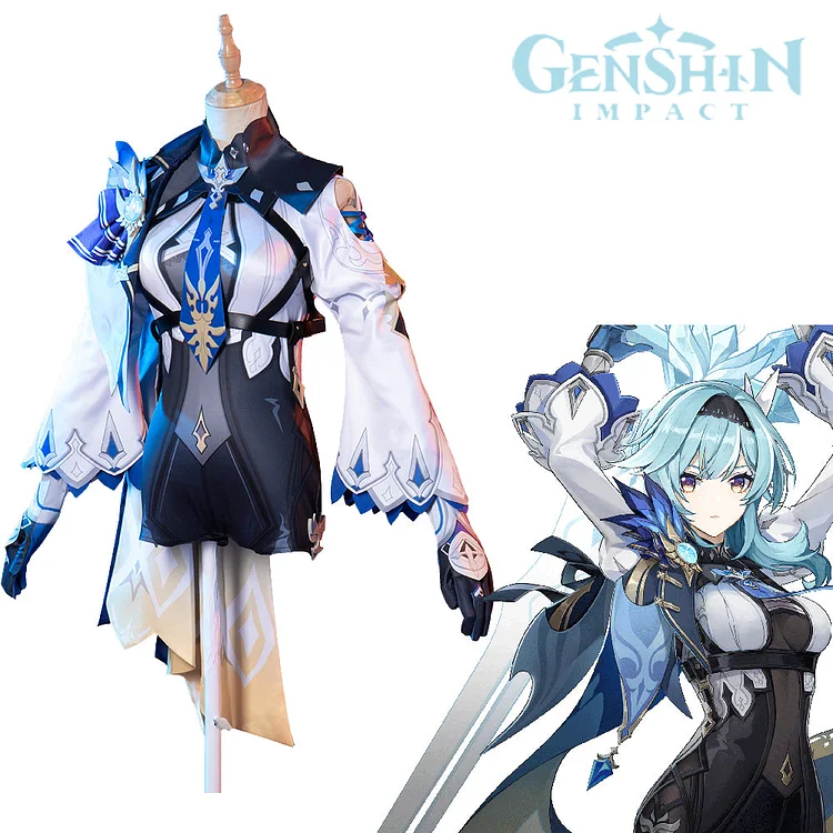 Genshin Impact Eula Cosplay Costume