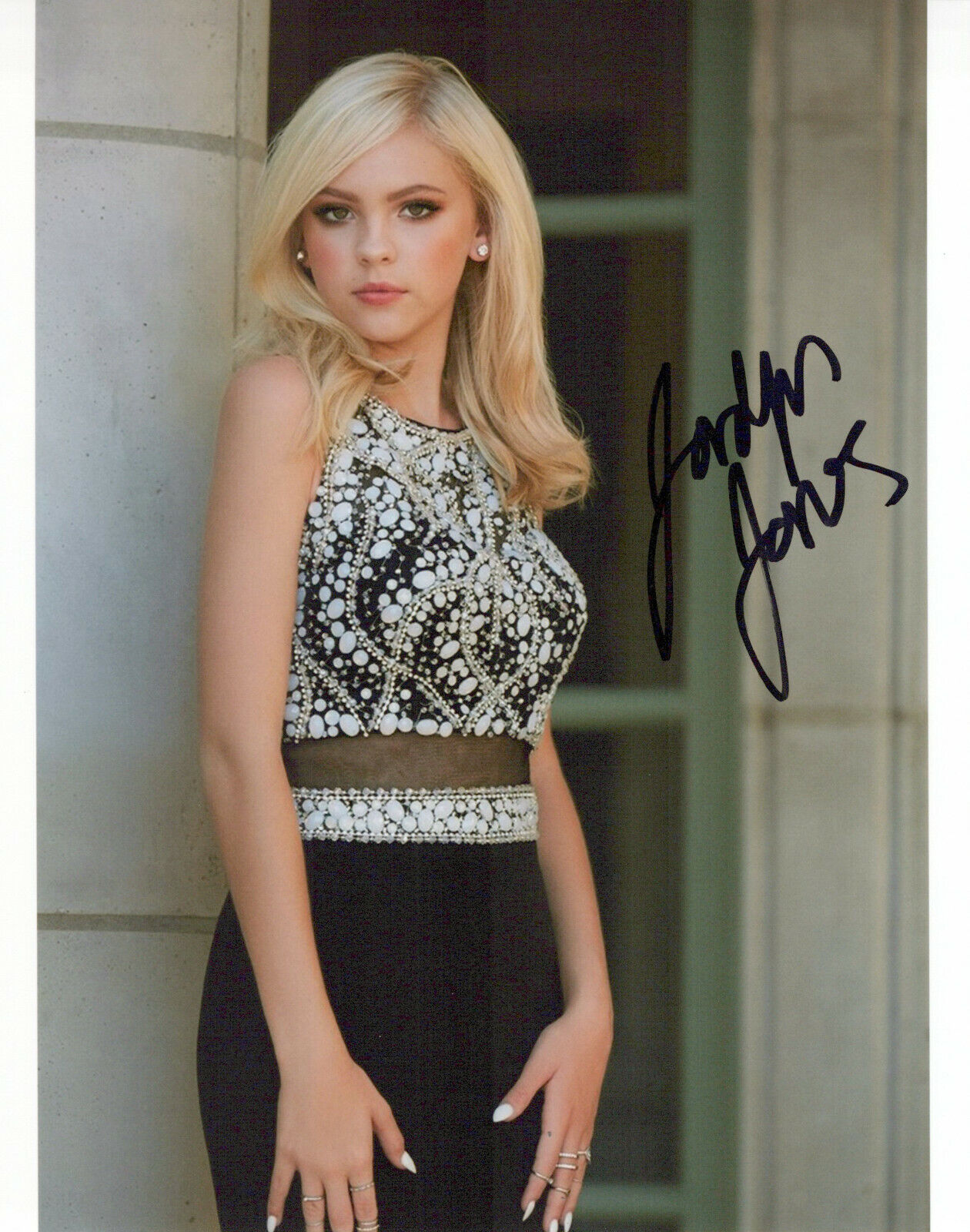 Jordyn Jones glamour shot autographed Photo Poster painting signed 8x10 #2