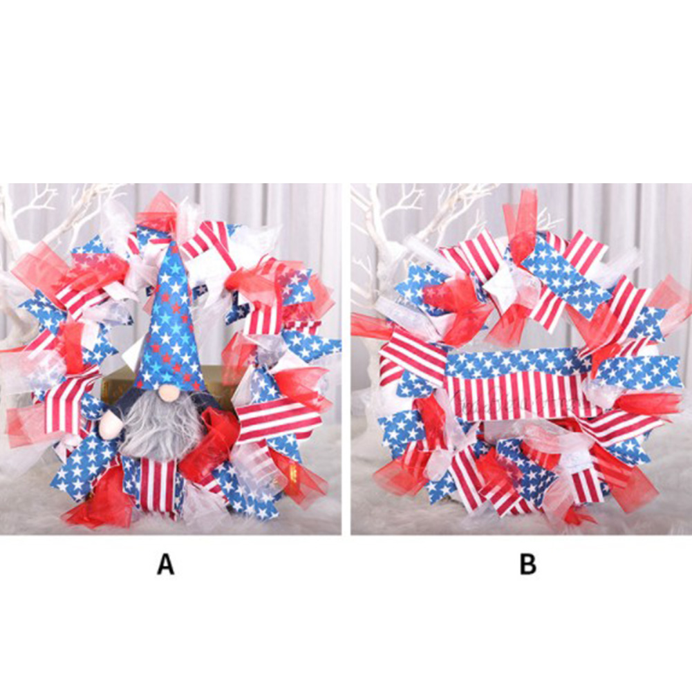 

American Independence Day Garland Doll Letter Card Door Holiday Decoration, Blue, 501 Original