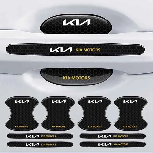 Carbon fiber car door handle cup cover (4PCS)