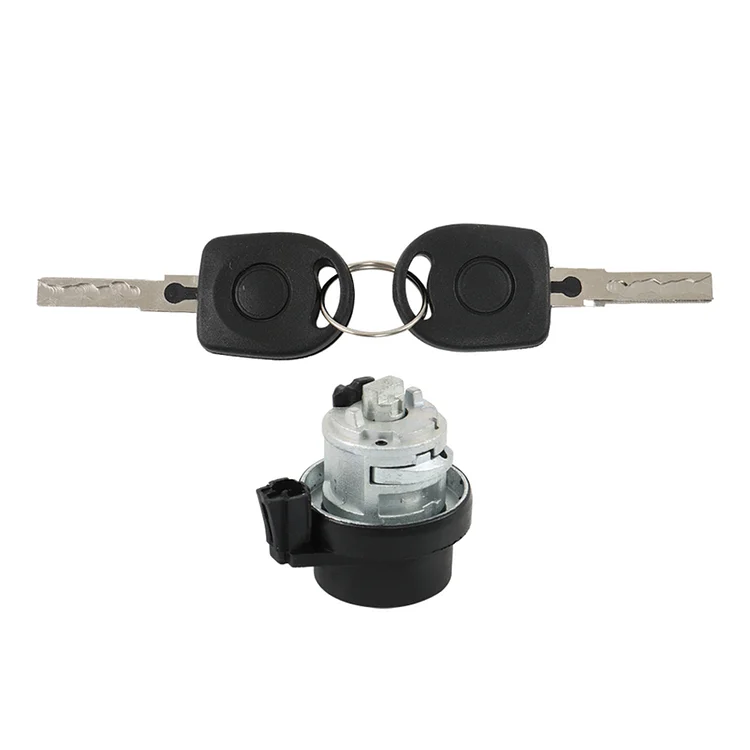 SEBLAFF US360L 3B0905855C Ignition Lock Cylinder Switch W/Keys Shells Replacement for 2006-2019 Beetle Allroad Passat Rabbit Tiguan Eos Golf A3 A4 A6 A8 W/Chips