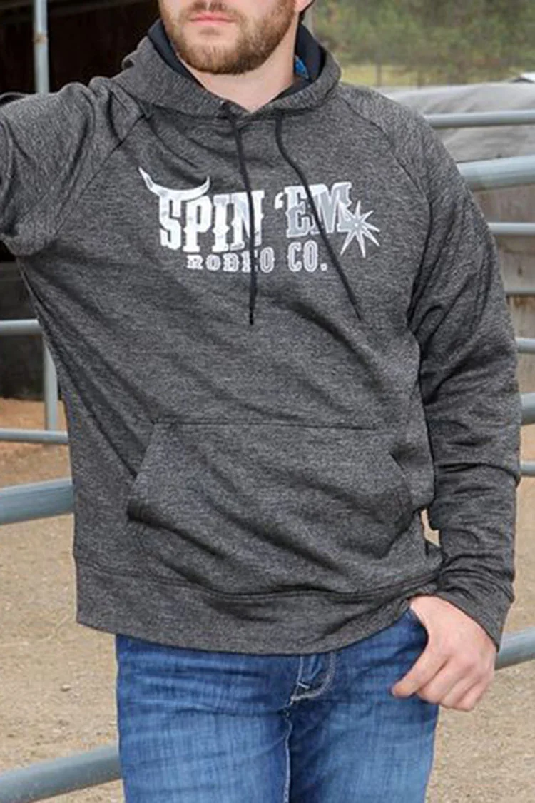 Hooded Western Style Tribal Print Long Sleeve Hoodie