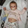 18" Lifelike Reborn Baby Girl Barian Has Realistic Skin Blue Eyes and Brown Hair - RBBI-Myrebornbabydoll&reg; Myrebornbabydoll&reg;
