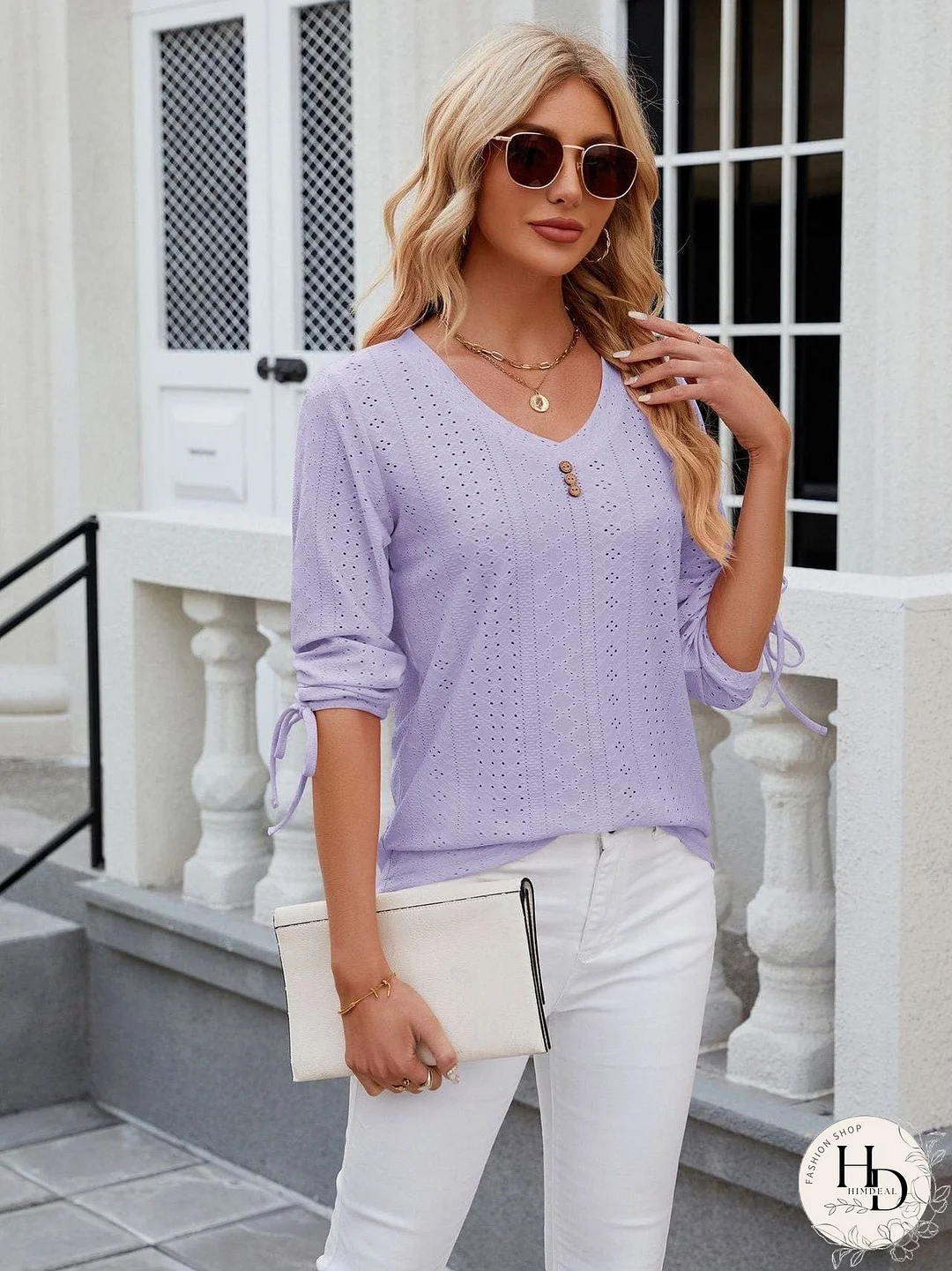 Versatile Knit Mock Neck T-Shirt
