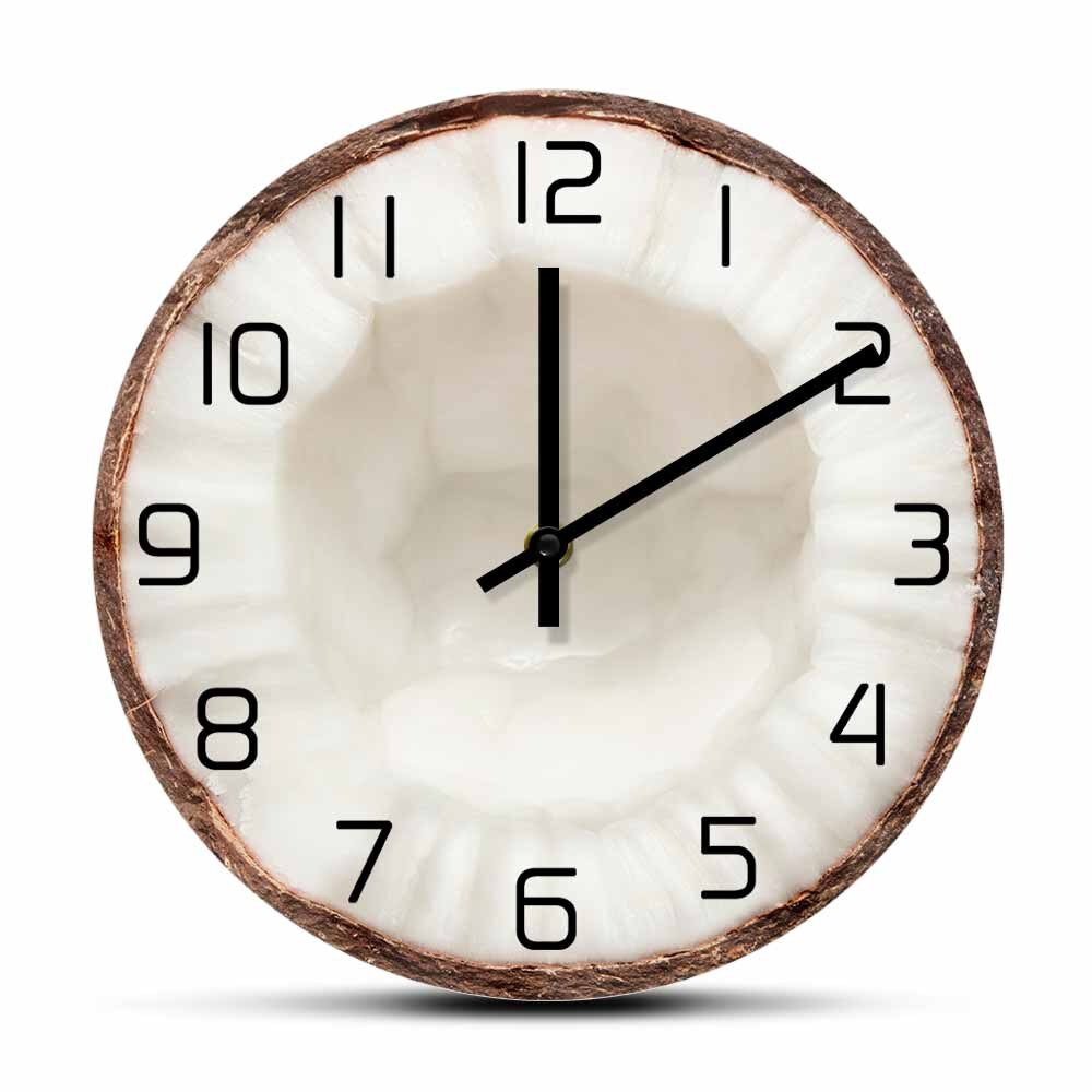 

Coconut Top View - Frameless Acrylic Wall Clock, 501 Original