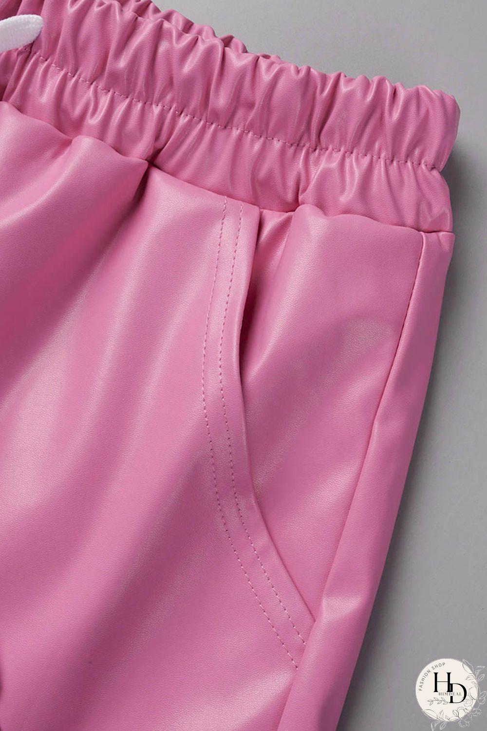 Yellow Sexy Solid Patchwork Regular High Waist Conventional Solid Color Shorts