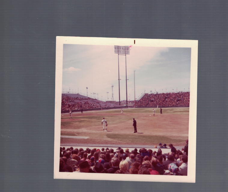 Mike Jorgensen Montreal Expos Original Photo Poster painting Jarry Park 1970's