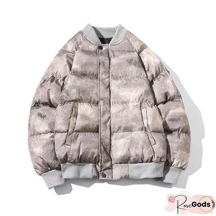 Men Camouflage Top Warm Waterproof Big Size Warm Thicken Male Cotton-Padded Parkas Coats Jackets