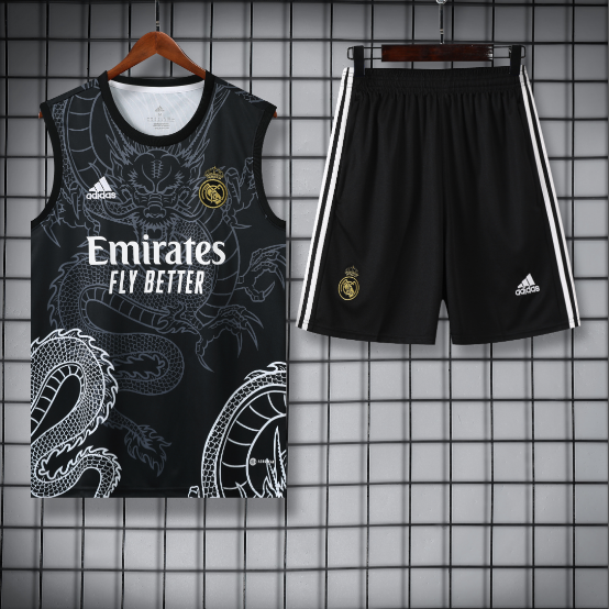 24/25 Real Madrid Training Vest Kit Football Thai Quality