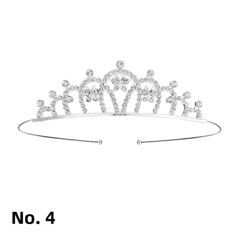 Factory Girl Crown Princess Simple Cute Headband Baby Festival Performance Hair Accessories Bride Crown Wedding Headdress