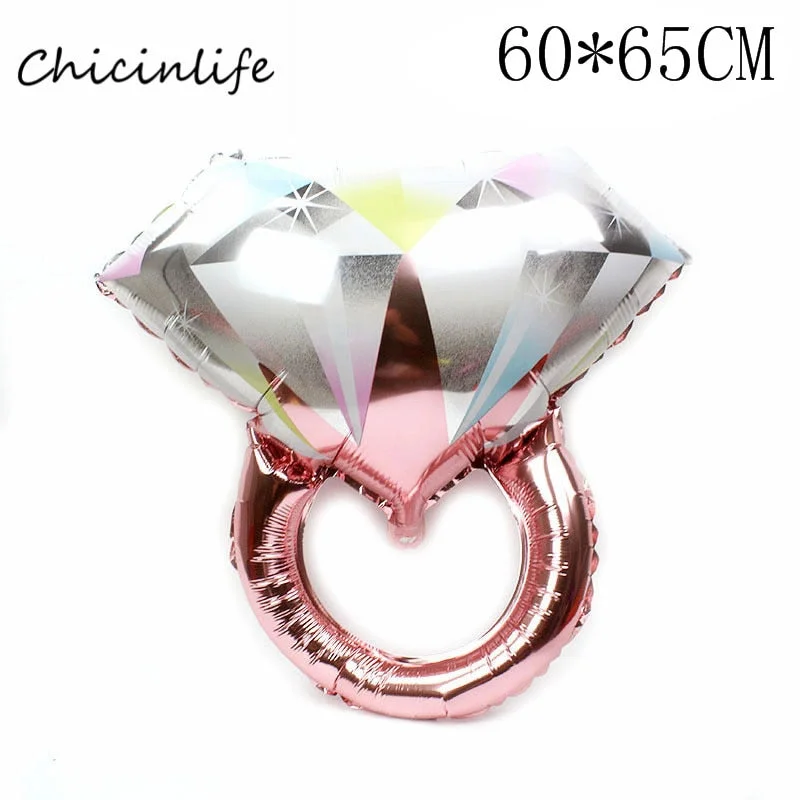 Chicinlife Rose gold Bride To Be Latex Balloons heart star balloon Bachelorette wedding party decoration