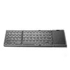 Tri-fold Bluetooth Keyboard Tablet Phone Universal Wireless Bluetooth Keyboard Portable Plaid Leather Tri-fold Keyboard
