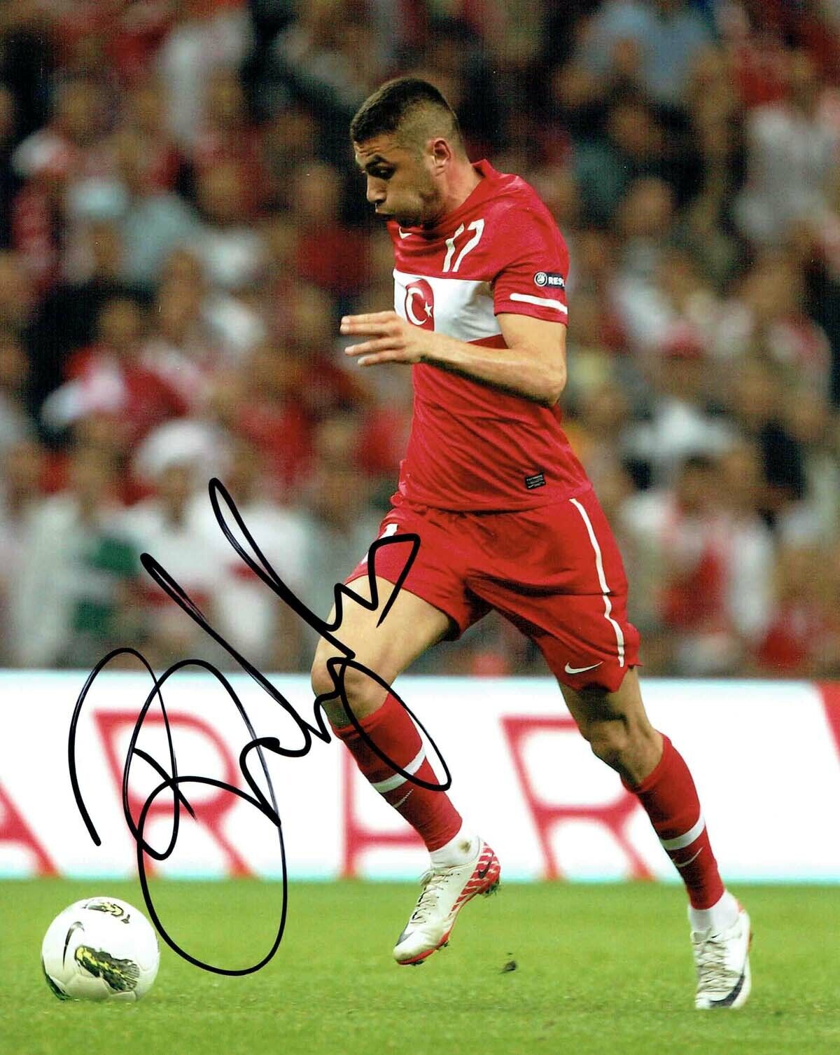 Burak YILMAZ Signed Autograph 10x8 Photo Poster painting AFTAL COA Galatasaray Turkey