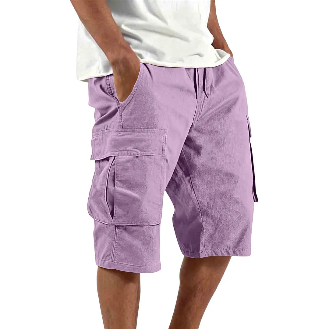 Men's Cargo Shorts With Multiple Pockets-INSPIREUSE