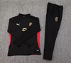 2024/2025 AC Milan Half-Pull Training Suit Black Soccer Jersey 1:1 Thai Quality