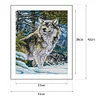 Stamped Cross Stitch-Wolf (31*42cm)