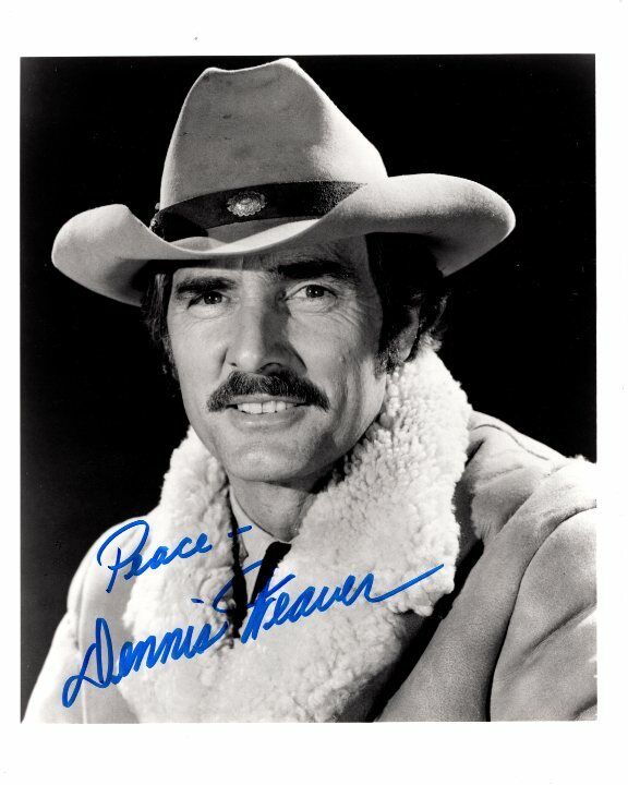 DENNIS WEAVER signed autographed MCCLOUD 8x10 Photo Poster painting