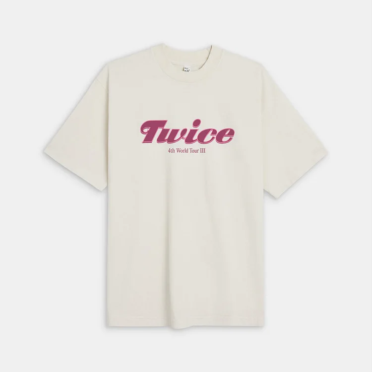 TWICE 4TH WORLD TOUR III Commemorative T-shirt