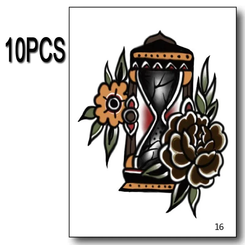 Sdrawing Waterproof Temporary Tattoo Sticker Hand flower tattoo Rose Fake flash Tattoo Arm Foot Back body art Girl Women Men