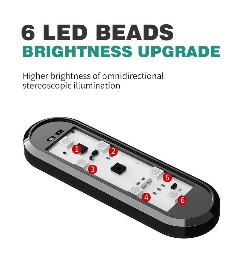 Car door LED door opening light