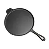 30cm Cast Iron Egg Frying Pan Non-stick & Lug Handle Pancake Skillet Household