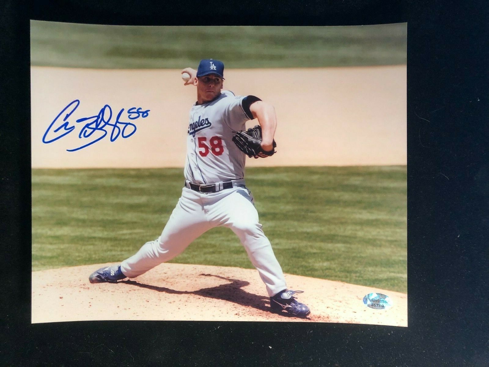 Chad Billingsley Signed Autographed Photo Poster painting - COA - Los Angeles Dodgers