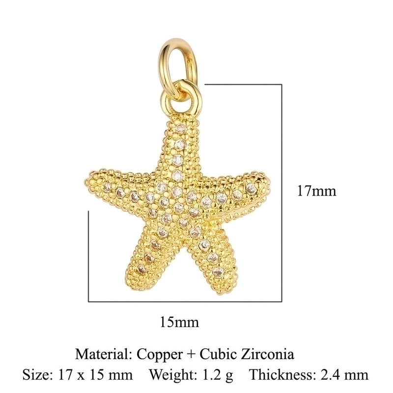 3 Pieces Retro Palm Crown Copper Plating Inlay Zircon 18k Gold Plated Charms Jewelry Accessories