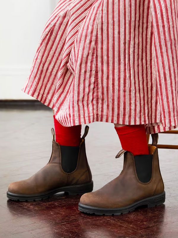 Round Toe Vintage Plus Size Women's Leather Boots tjj Shicloths