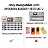 For M5stack Cardputer ADV 2 In 1 RF Module NRF24& CC1101 Dual-Bands Board with Antennas Enhanced Antenna Stability Tool 2.4G/433M Signals Antenna Enhancing Boards