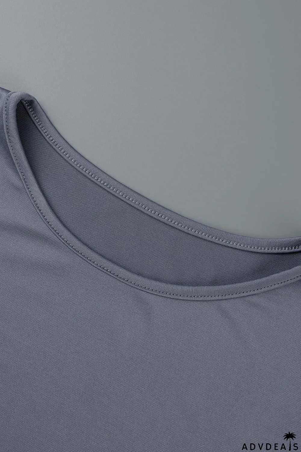 Brown Fashion Solid Flounce Fold O Neck Pencil Skirt Dresses