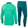 2024-2025 Portugal Half-Pull Training Suit Green Football Shirt Set