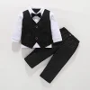 Kid Baby Boys Toddler Boy Birthday Wedding Gentleman 3Pcs/Set