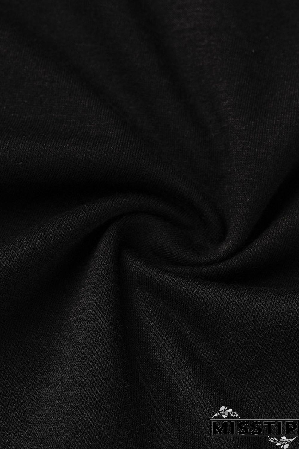 Black Fashion Casual Solid Slit U Neck Sleeveless Two Pieces