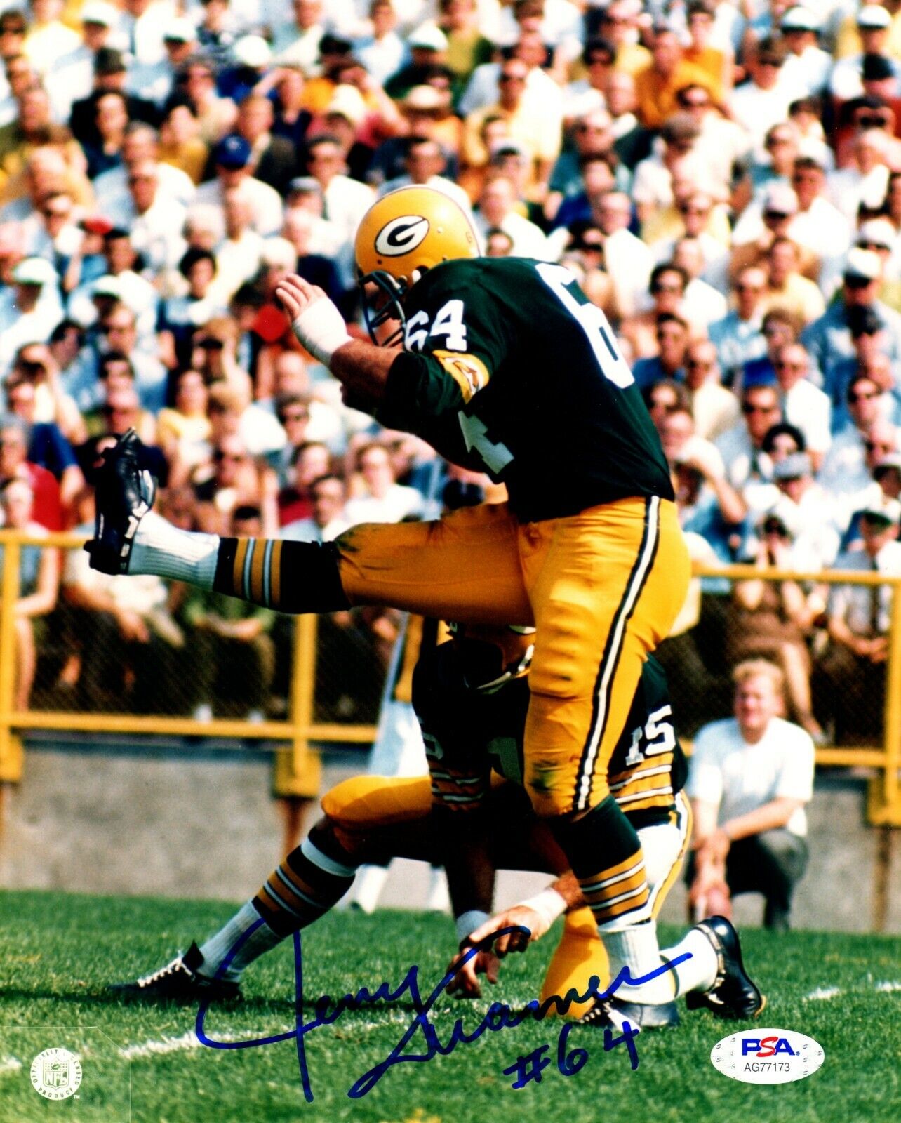 Jerry Kramer autographed signed 8x10 Photo Poster painting NFL Green Bay Packers PSA COA