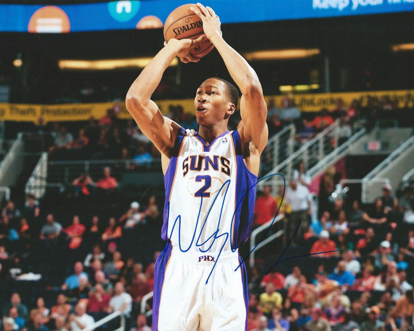 **GFA Phoenix Suns *WES JOHNSON* Signed 8x10 Photo Poster painting W2 COA**