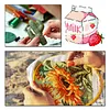 Strawberry Milk Fridge Magnet Cross Stitch Kit Holiday Gifts tapestrymarket