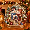 DIY Special Shape Diamond Painting Pearl Art Desk Ornament Xmas Decor Kit