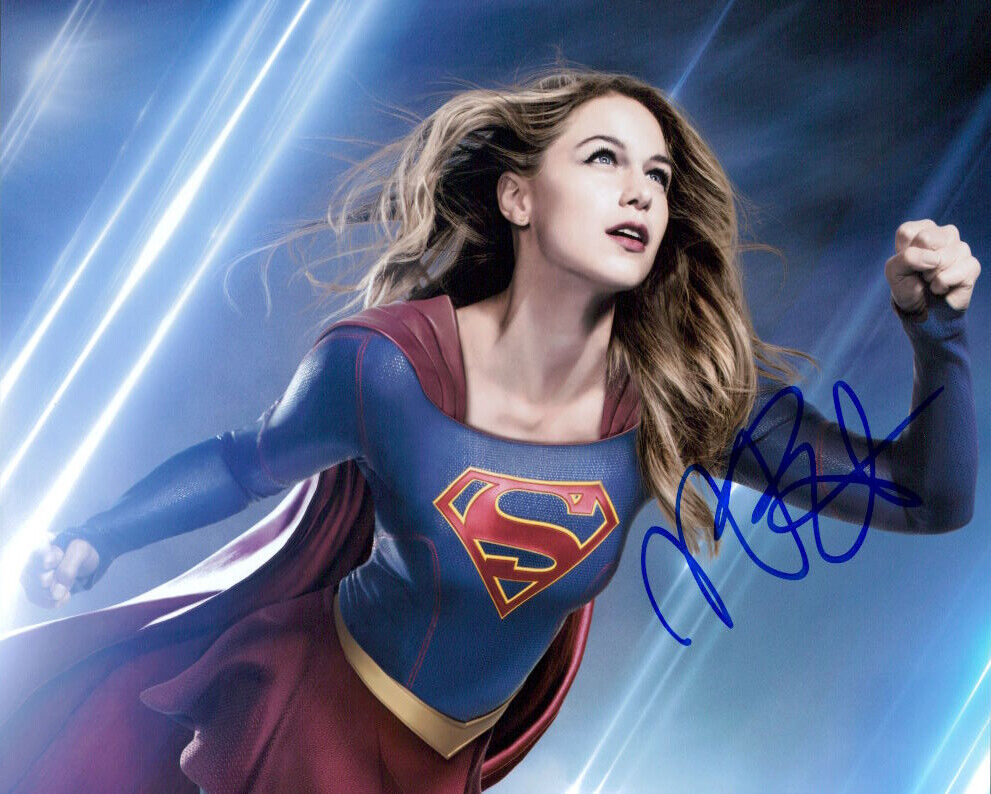 Melissa Benoist (Supergirl) signed 8x10 Photo Poster painting