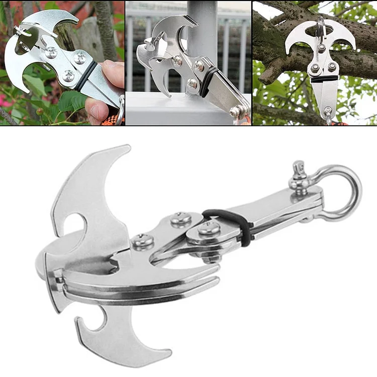 Stainless Steel Gravity Grappling Hook